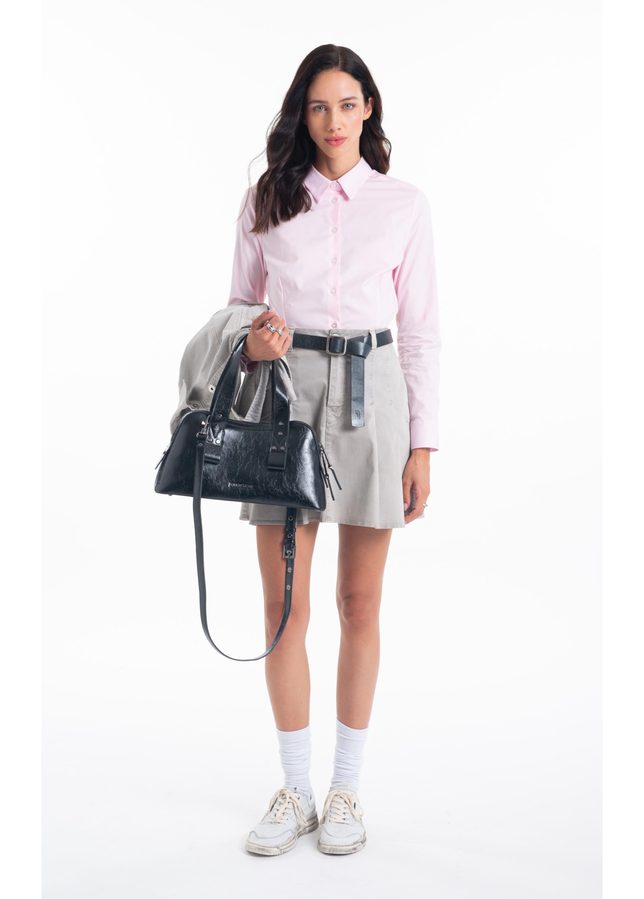 Camisa Tricoline Ly Slim Xangai Fusioned Ml Rosa