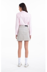 Camisa Tricoline Ly Slim Xangai Fusioned Ml Rosa
