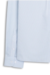 Camisa Tricoline Ly Twin Stripe Azul Bic