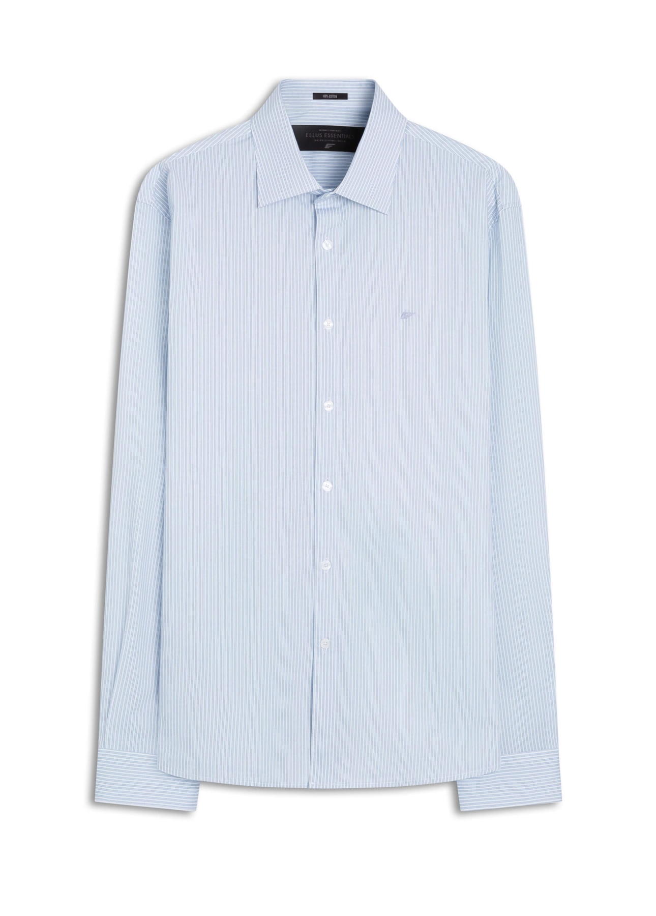 Camisa Tricoline Ly Twin Stripe Azul Bic