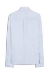 Camisa Tricoline Ly Twin Stripe Azul Bic