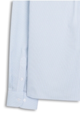 Camisa Tricoline Ly Twin Stripe Azul Bic