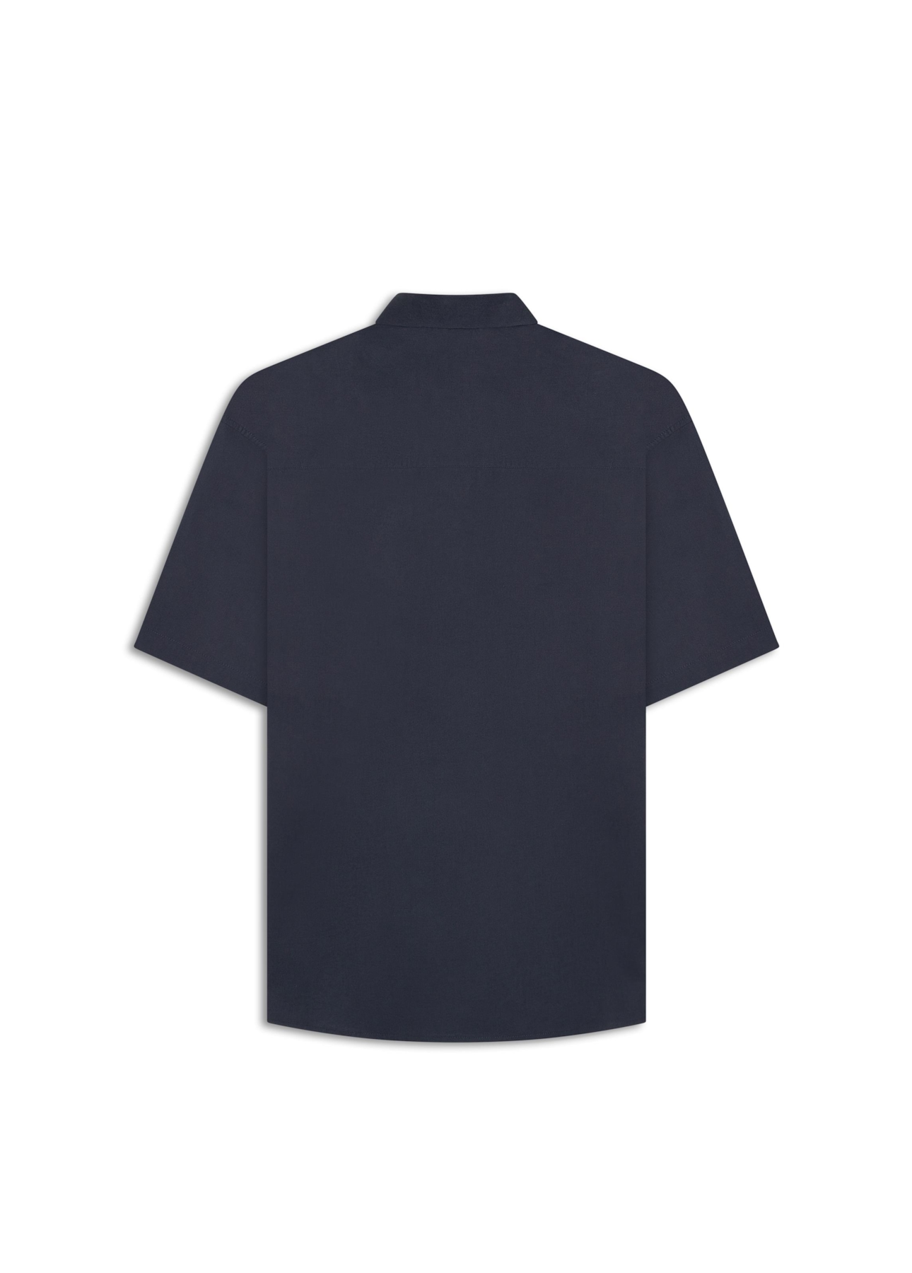 Camisa Tricoline Ly Vintage Xangai Mc Dark Navy