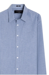 Camisa Tricoline Madison Irish Azul Jeans