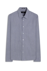 Camisa Tricoline Madison Irish Azul Seco