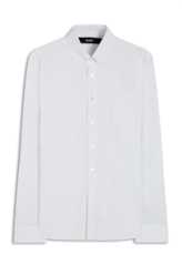 Camisa Tricoline Needle Slim Branco