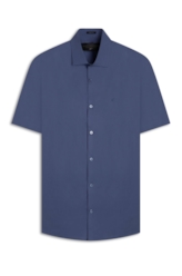 Camisa Tricoline New Italian Azul Jeans