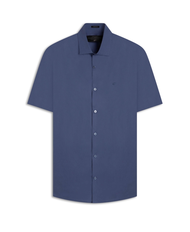 Camisa Tricoline New Italian Azul Jeans
