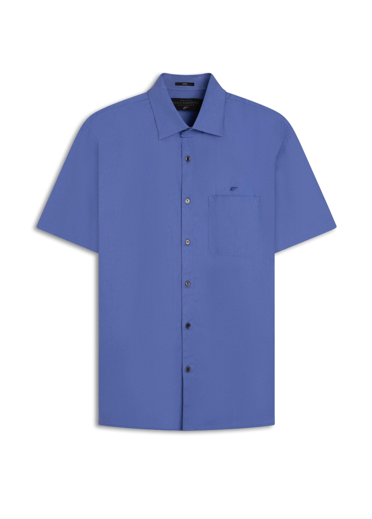 Camisa Tricoline New Italian Azul Pervante