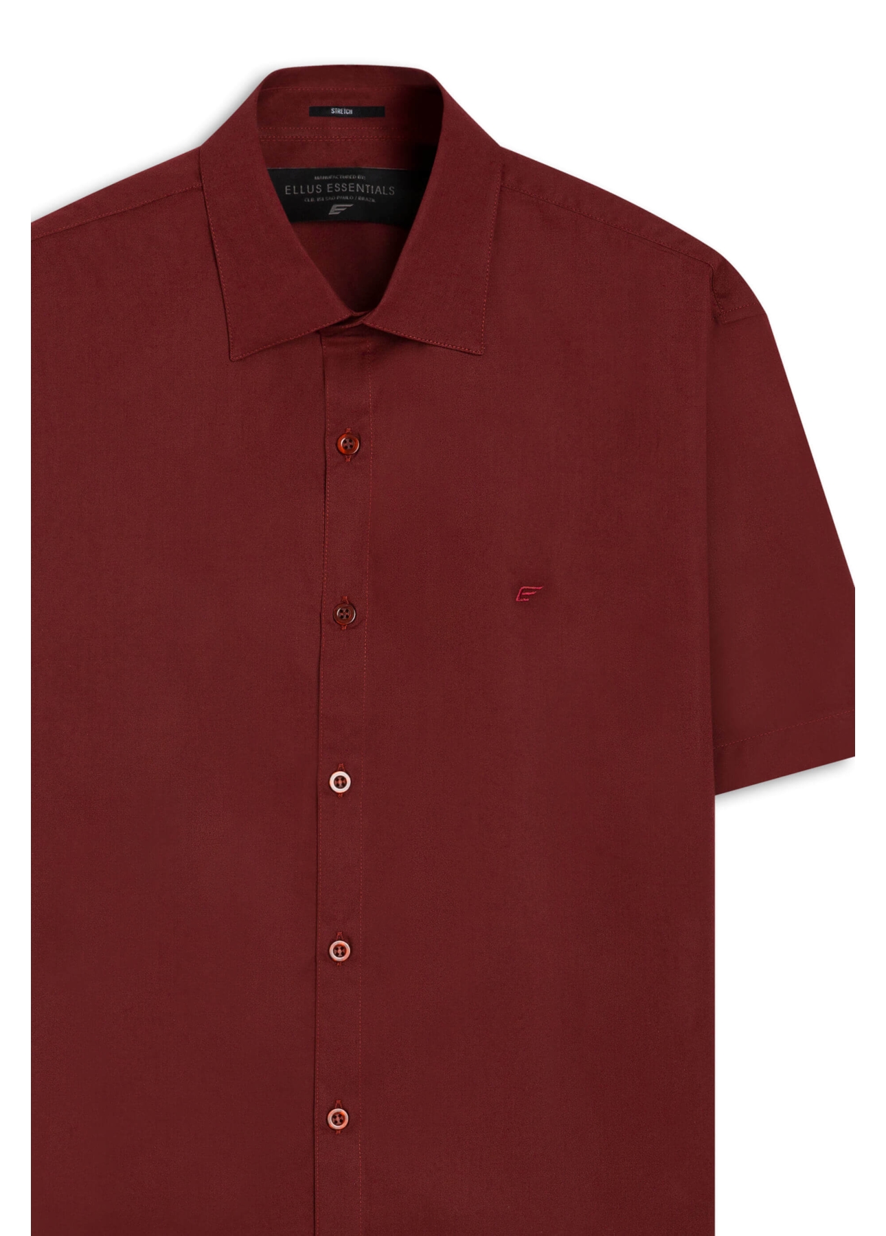 Camisa Tricoline New Italian Bordeaux