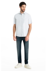 Camisa Tricoline New Italian Cinza