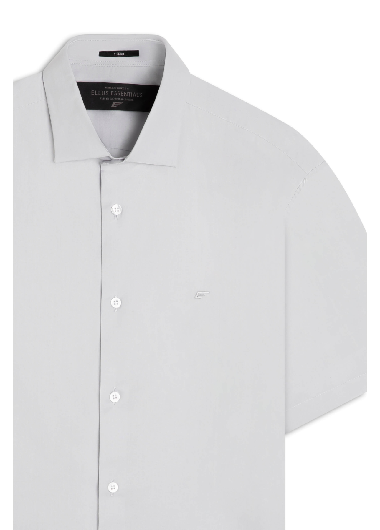 Camisa Tricoline New Italian Cinza