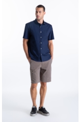 Camisa Tricoline New Italian Dark Navy