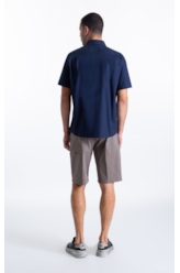 Camisa Tricoline New Italian Dark Navy