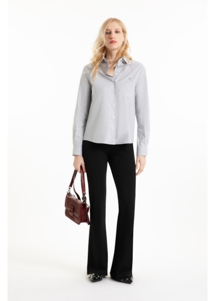 Camisa Tricoline Polska Relaxed Preto