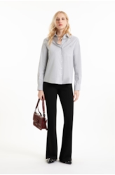 Camisa Tricoline Polska Relaxed Preto