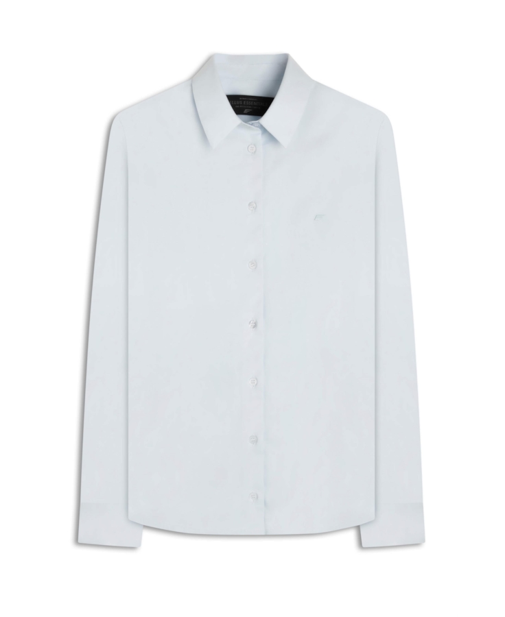 Camisa Tricoline Relaxed Azul Claro