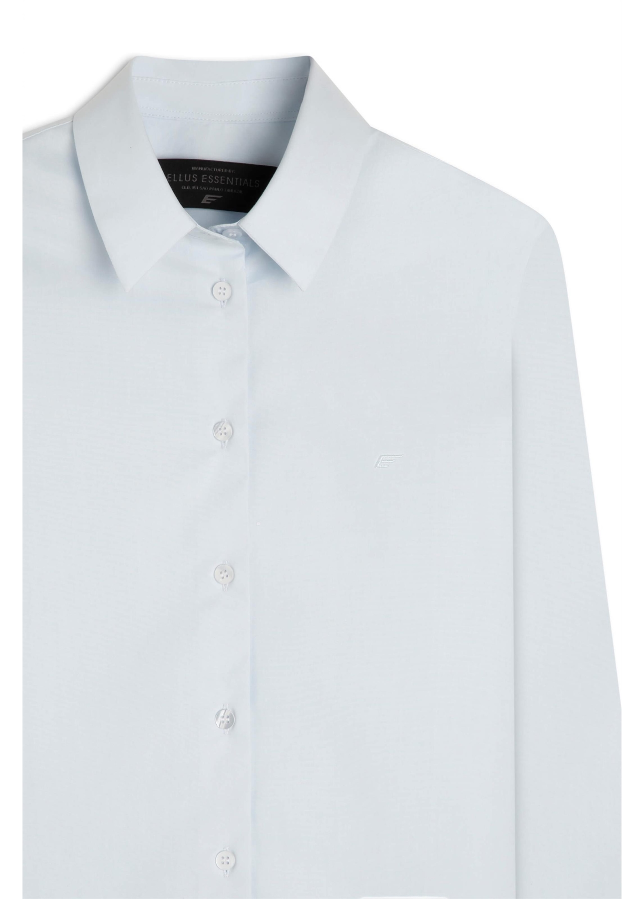 Camisa Tricoline Relaxed Azul Claro