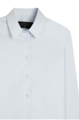 Camisa Tricoline Relaxed Azul Claro