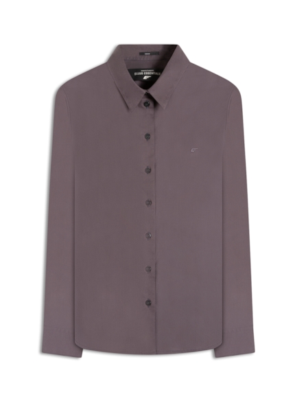 Camisa Tricoline Relaxed Grafite