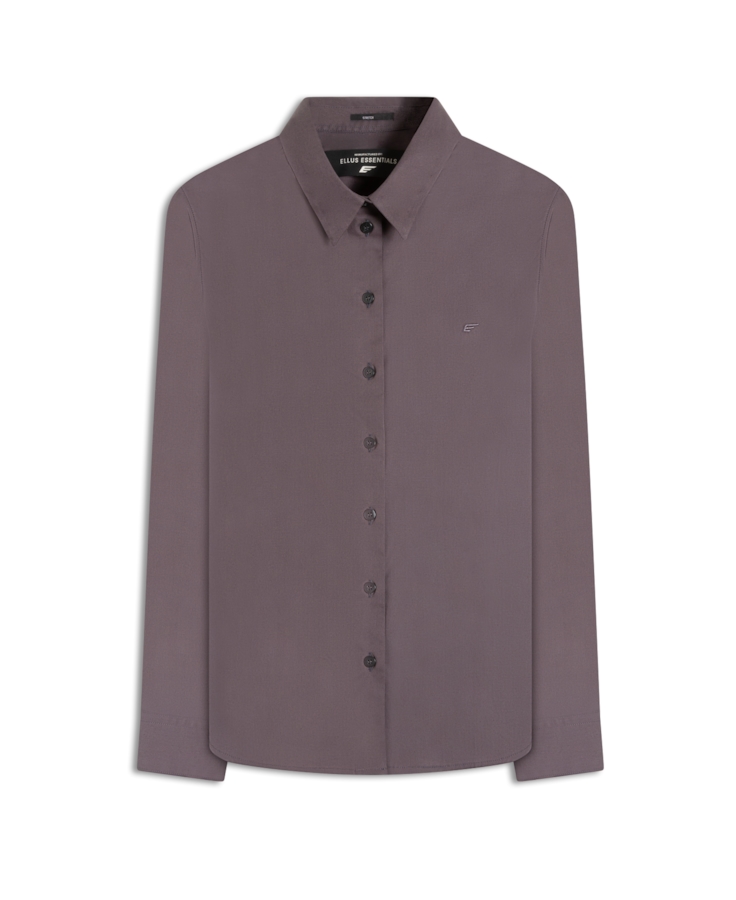 Camisa Tricoline Relaxed Grafite