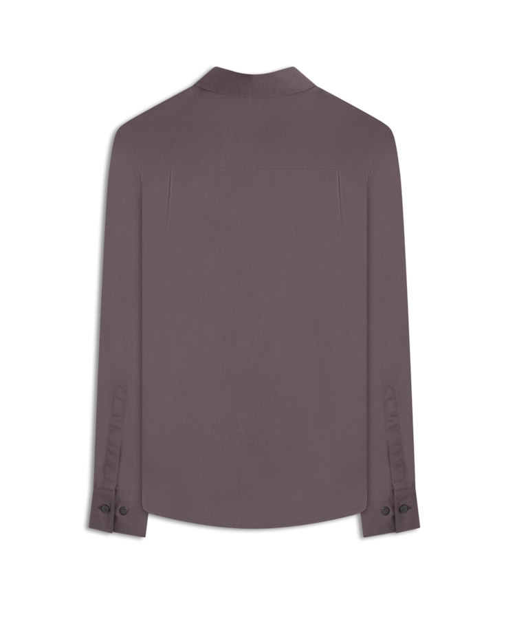 Camisa Tricoline Relaxed Grafite