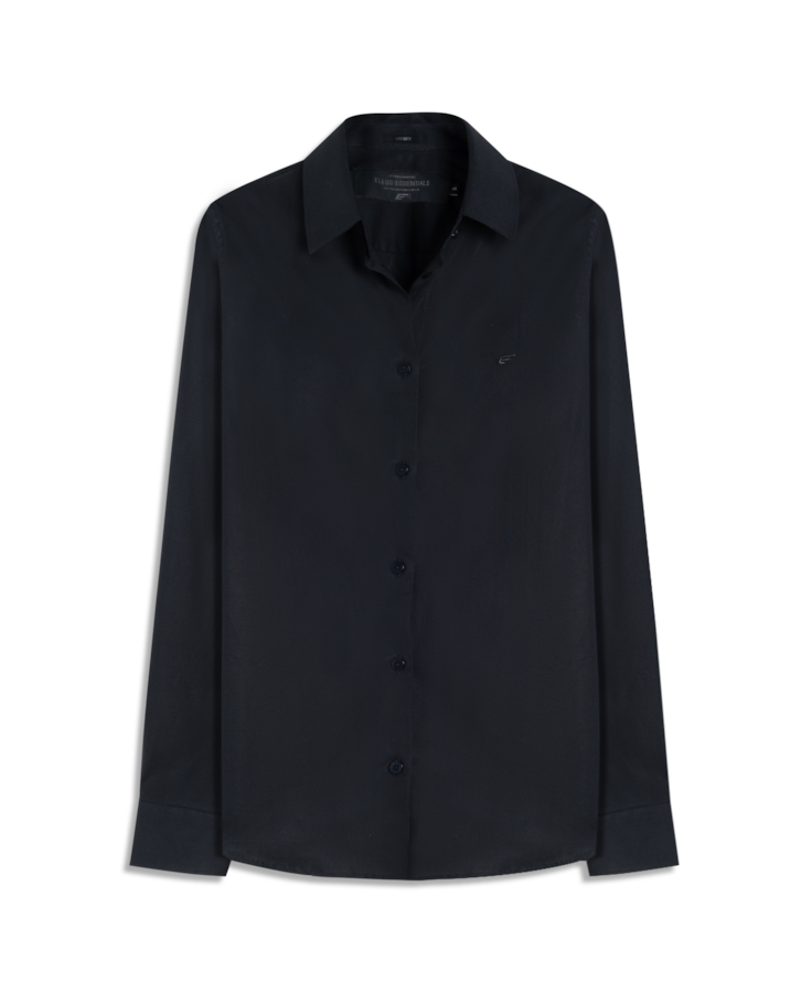 Camisa Tricoline Relaxed Preto