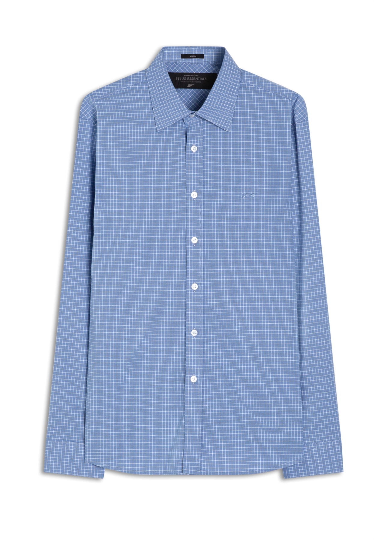 Camisa Tricoline Sky Slim Anatomic Azul Seco