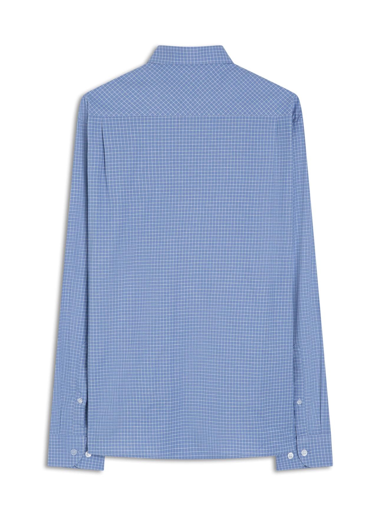 Camisa Tricoline Sky Slim Anatomic Azul Seco