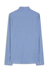 Camisa Tricoline Sky Slim Anatomic Azul Seco