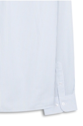 Camisa Tricoline Slim Azul Claro