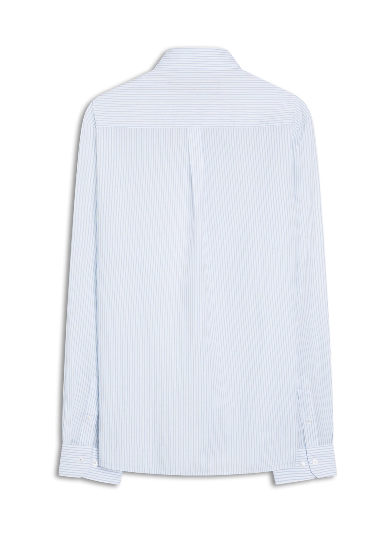 Camisa Tricoline Slim Azul Claro