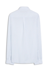 Camisa Tricoline Slim Azul Claro