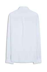 Camisa Tricoline Slim Azul Claro