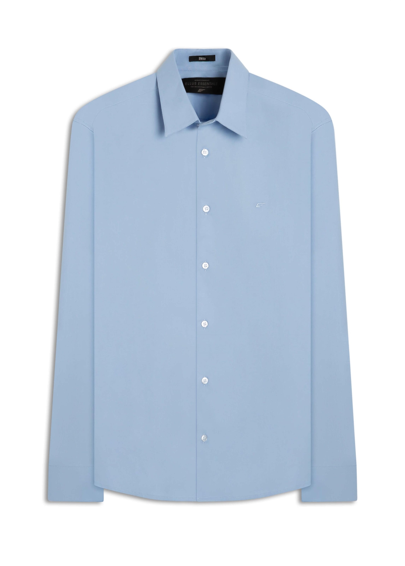Camisa Tricoline Slim Irish Azul Claro