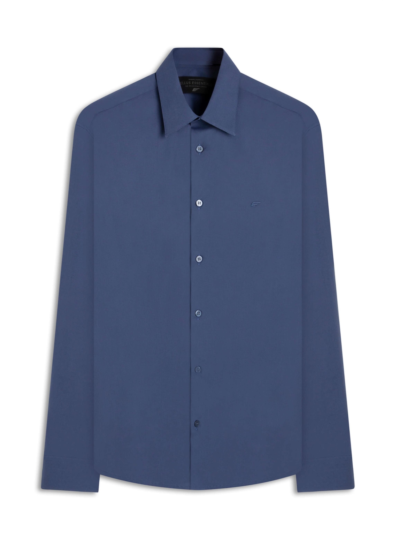 Camisa Tricoline Slim Irish Azul Jeans
