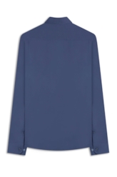 Camisa Tricoline Slim Irish Azul Jeans
