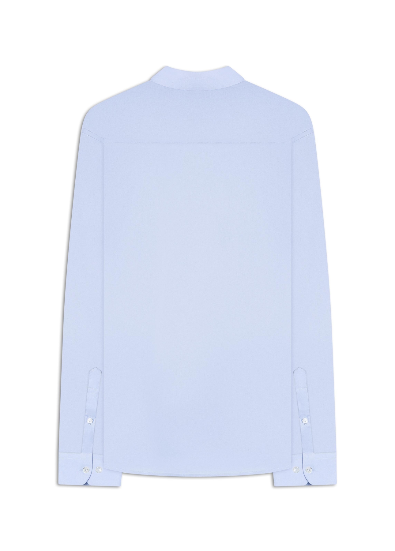 Camisa Tricoline Slim Irish  Azul Pervante
