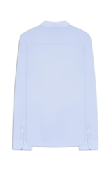 Camisa Tricoline Slim Irish  Azul Pervante