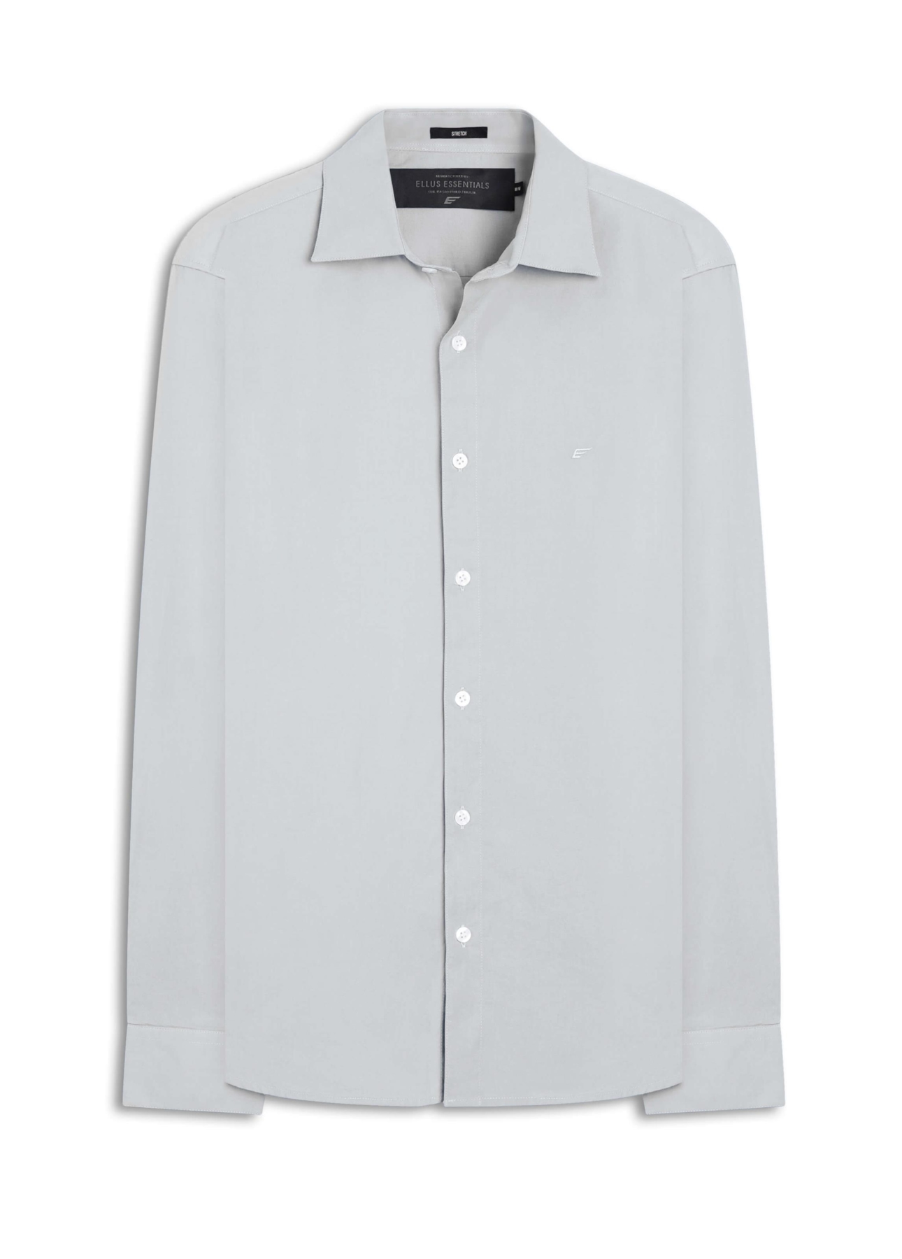 Camisa Tricoline Slim Irish Cinza