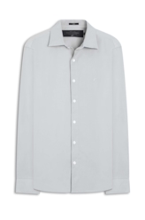 Camisa Tricoline Slim Irish Cinza