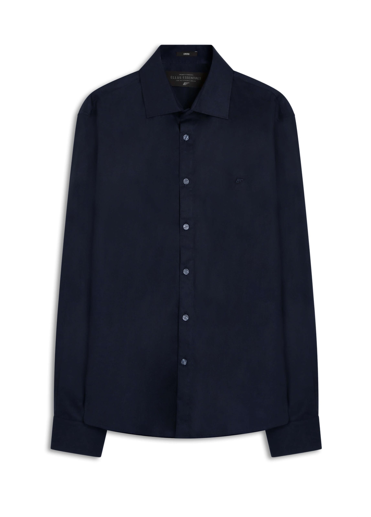 Camisa Tricoline Slim Irish Dark Navy