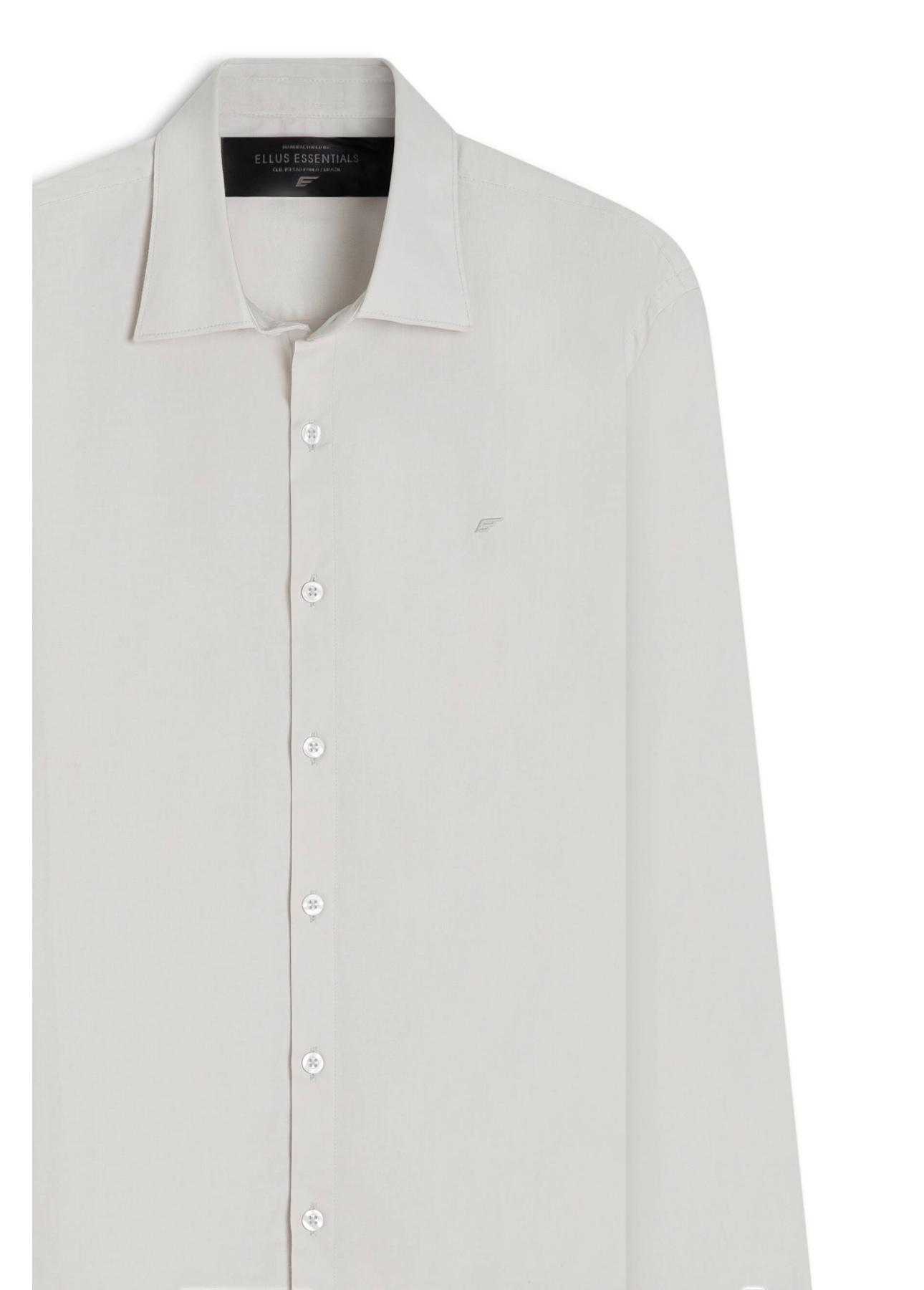 Camisa Tricoline Slim Irish  Gelo