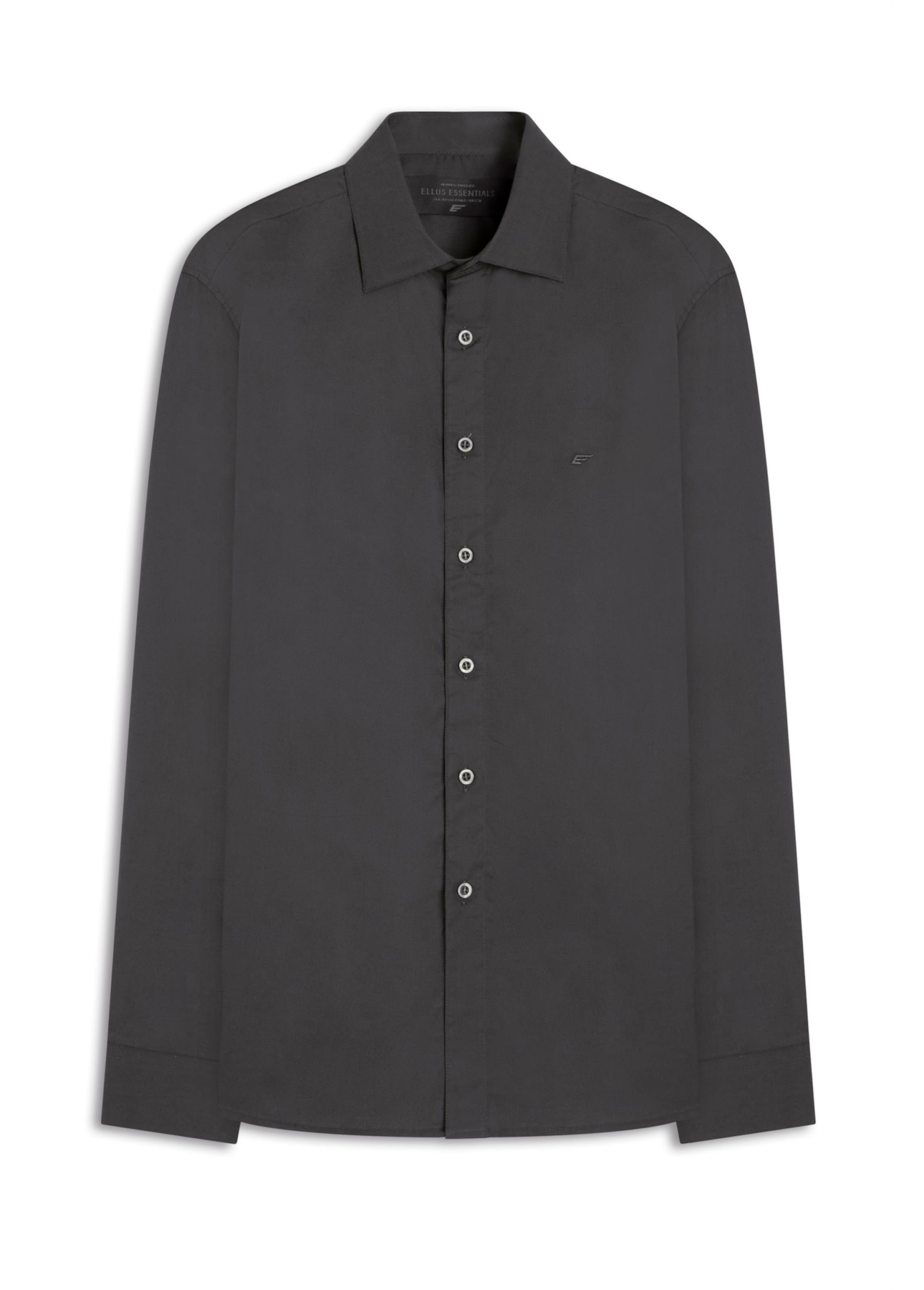 Camisa Tricoline Slim Irish  Grafite