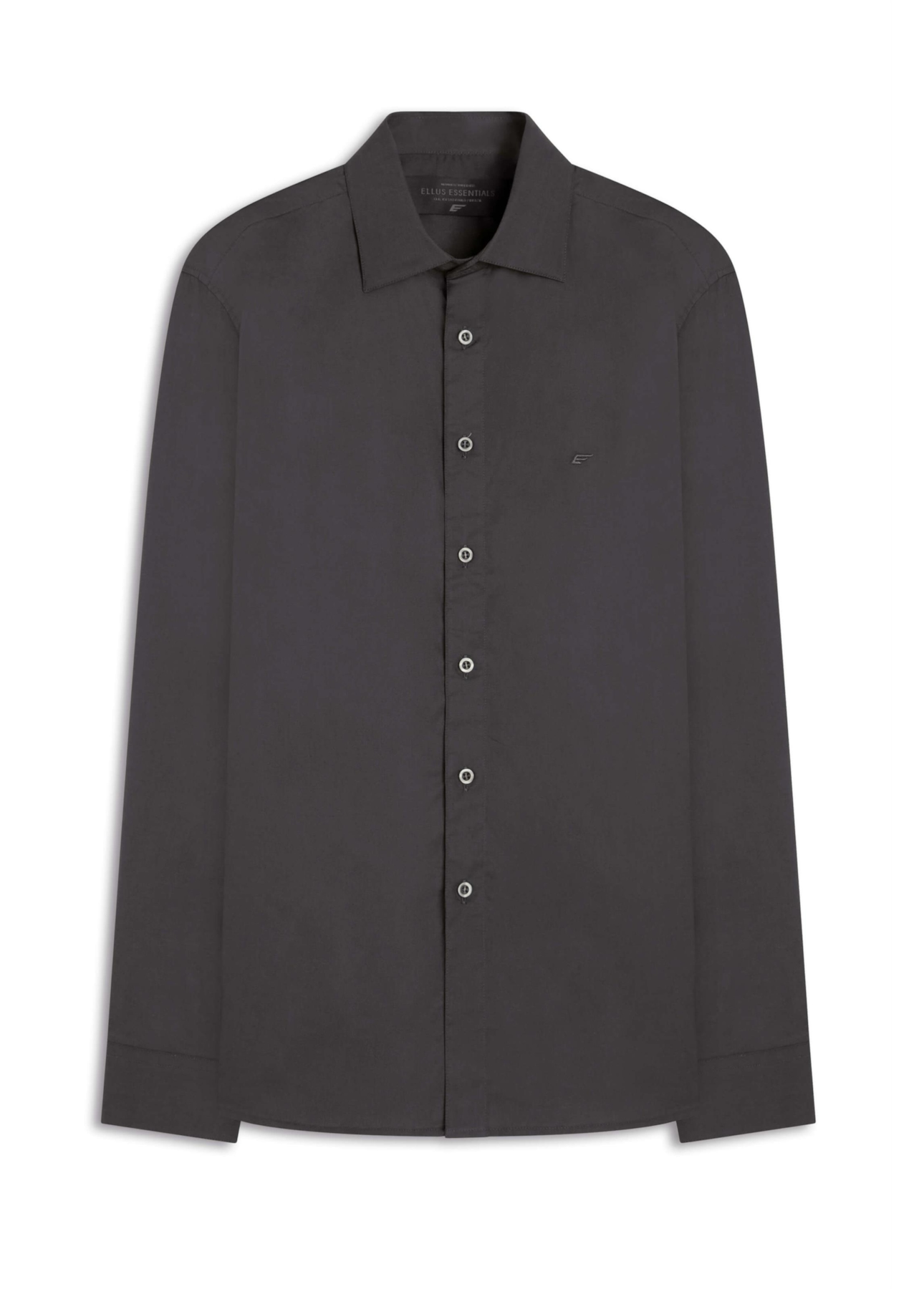 Camisa Tricoline Slim Irish  Grafite