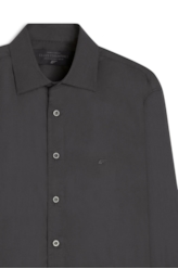 Camisa Tricoline Slim Irish  Grafite