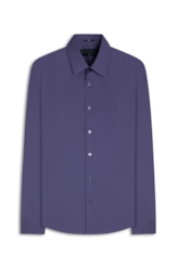 Camisa Tricoline Slim Irish Old Blue
