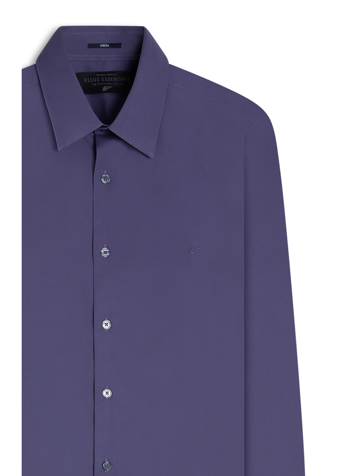 Camisa Tricoline Slim Irish Old Blue