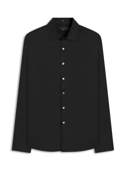 Camisa Tricoline Slim Irish Preto