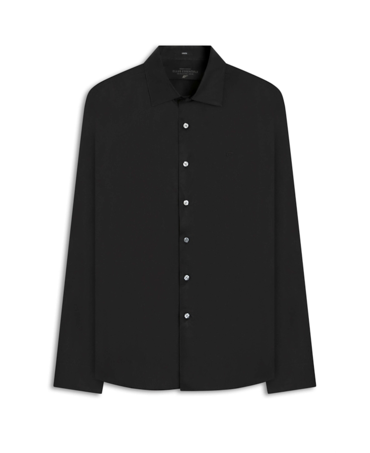 Camisa Tricoline Slim Irish Preto